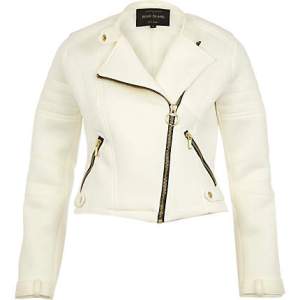 River Island white scuba jacket €161.00