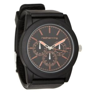 Red Herring Men's black silicone coated metal case watch €39.00g